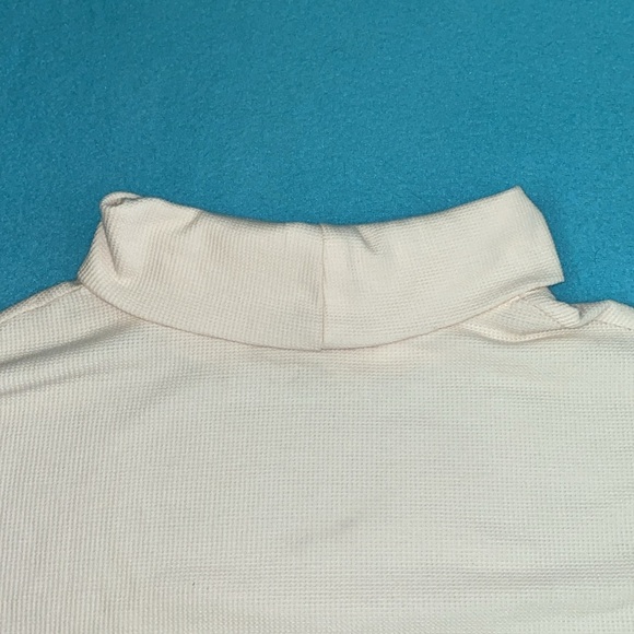 AMERICAN EAGLE OUTFITTERS waffle knit turtleneck long sleeve oversize top size S - Picture 14 of 16